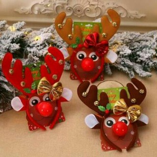 Băng đô cài tóc Noel Tuần Lộc Cài giáng sinh Tuần Lộc