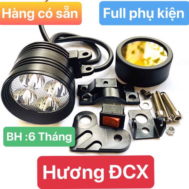 Đèn trợ sáng L4 có 3 chế độ nháy.full phụ kiện đầy đủ