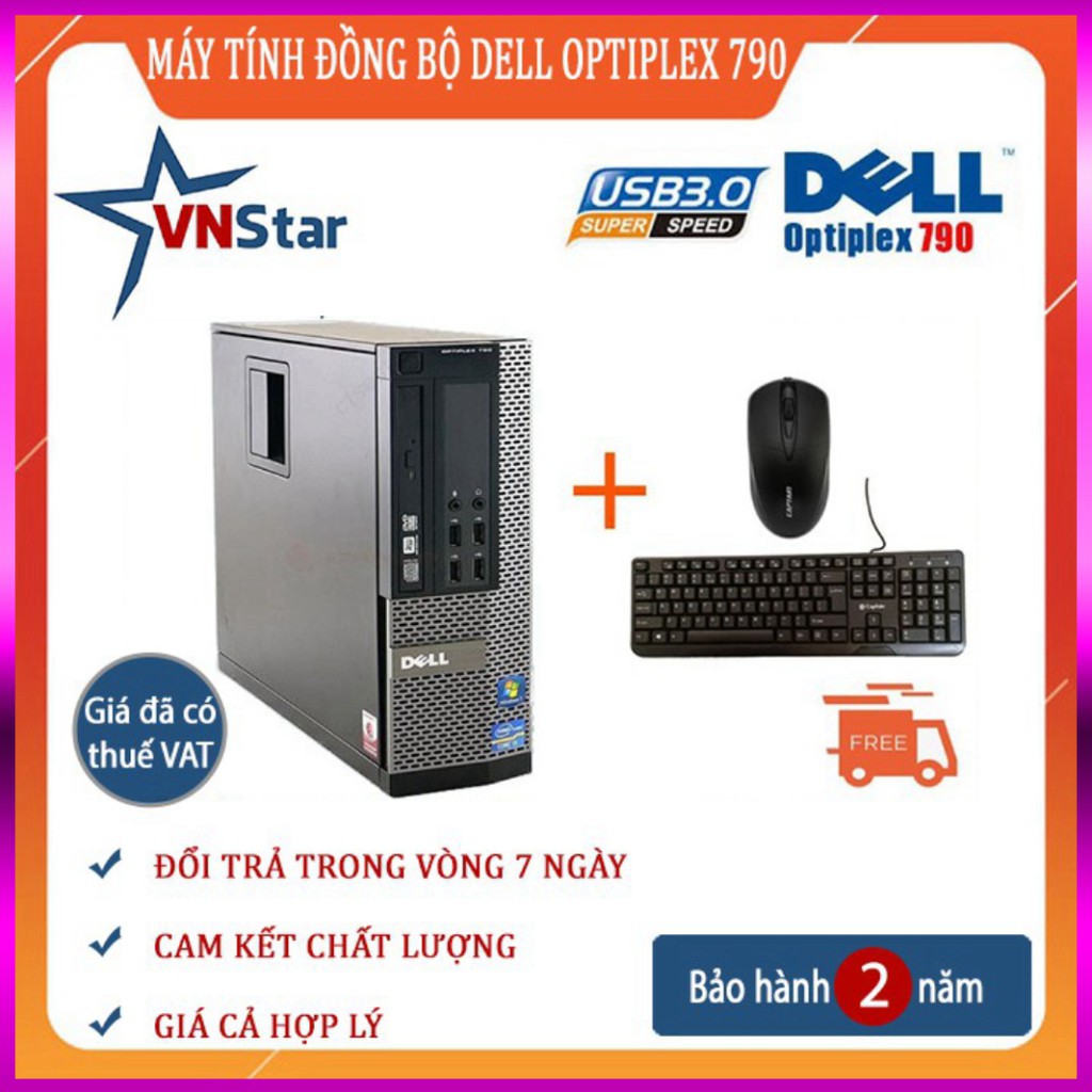 FREE SHIP Máy Tính Đồng Bộ DELL OPTIPLEX 790 ....!