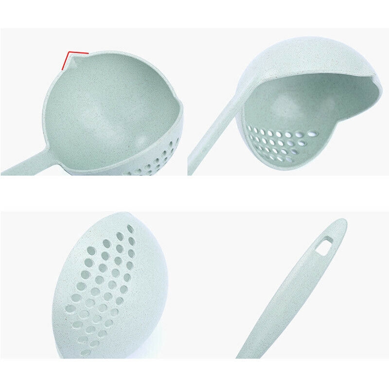 Muỗng múc canh cán dài thiết kế 2 trong 1