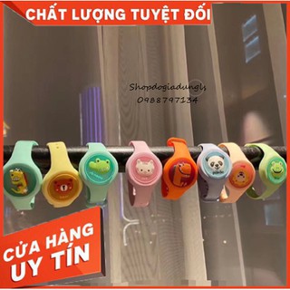 Vòng đeo tay đuổi muỗi [ĐUỔI HẾT CÔN TRÙNG] tích hợp máy xông tinh dầu đuổi muỗi và côn trùng, có đèn phát sáng
