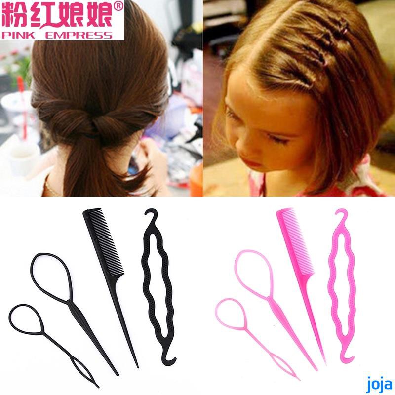 Bộ dụng cụ làm tóc 4 món kiểu Hàn cho bé gái