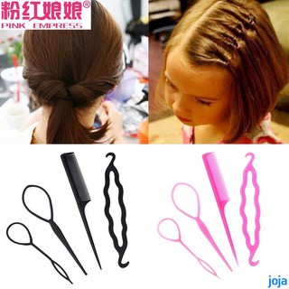 Bộ dụng cụ làm tóc 4 món kiểu Hàn cho bé gái