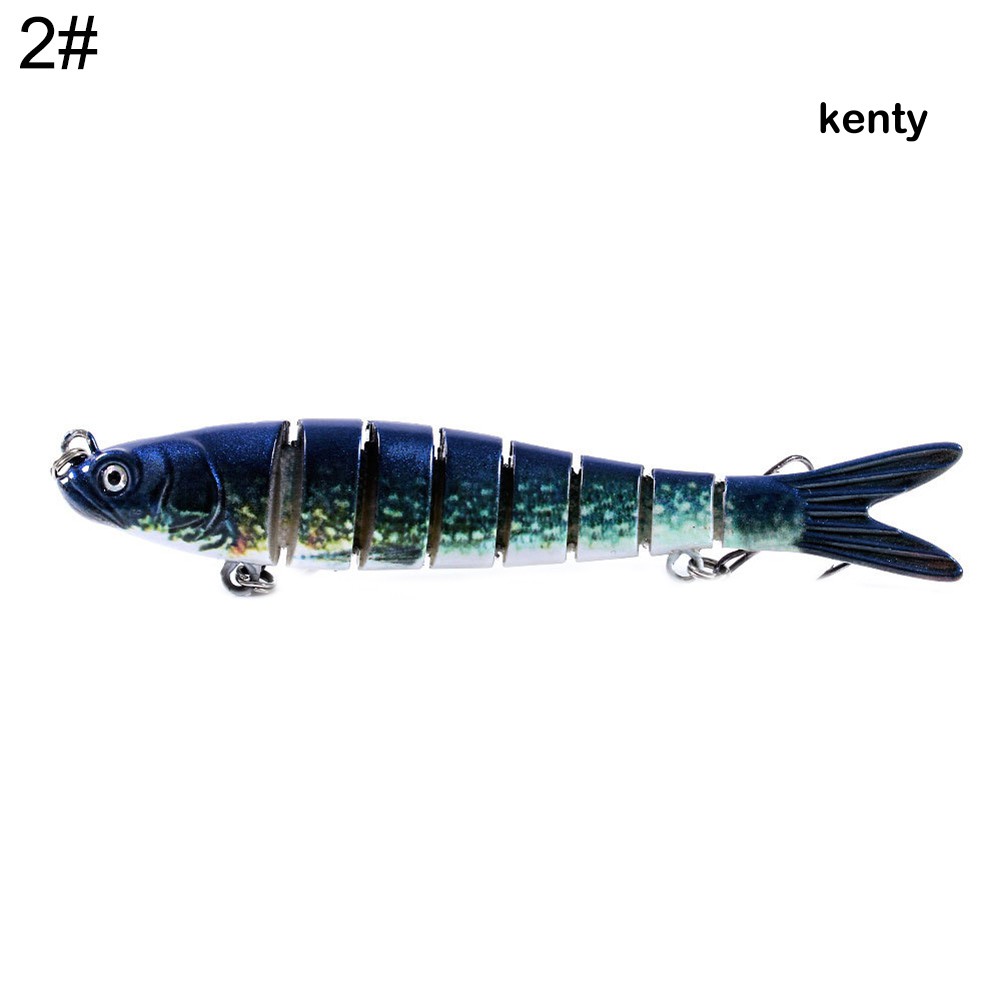 Ktt Ktt☀Mồi Câu Cá Giả Cứng Nhiều Khớp Nối 10cm 11g