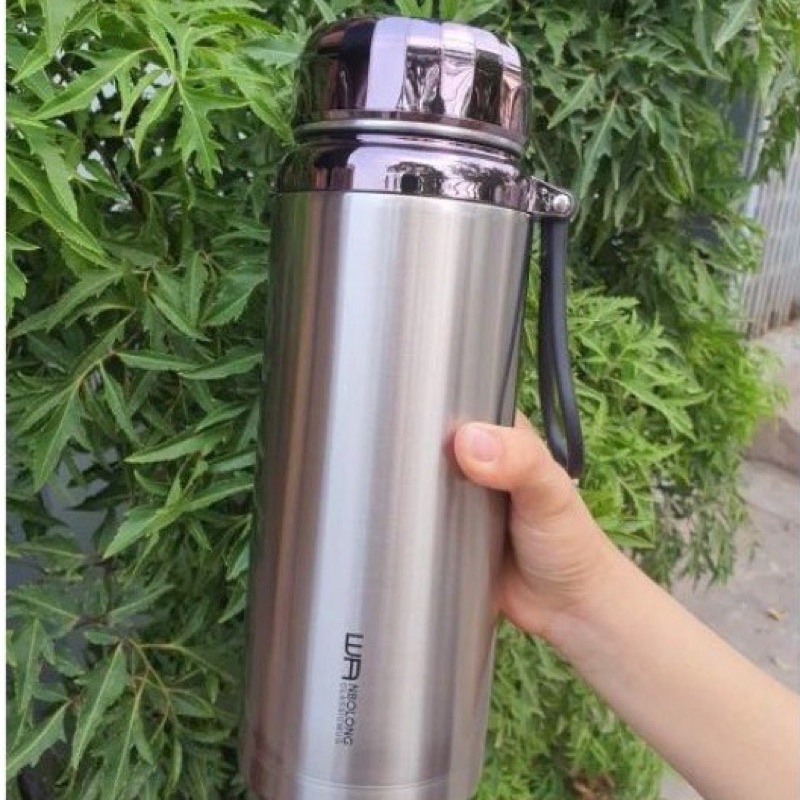 Bình giữ nhiệt inox hai lớp 304 cao cấp 1000ml