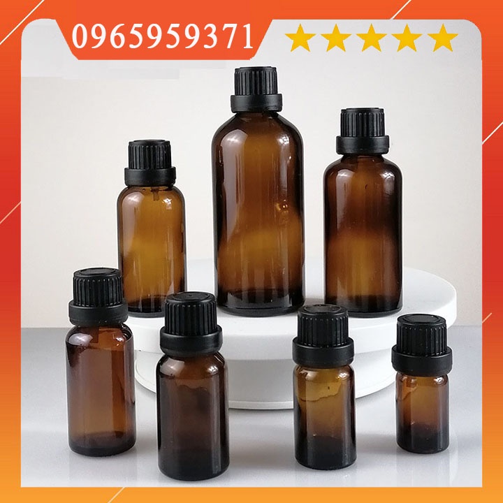 Lọ thủy tinh 5ml, 10ml đựng tinh dầu Nguyên liệu làm mỹ phẩm Nguyên liệu làm son handmde &lt;3 Panda Store
