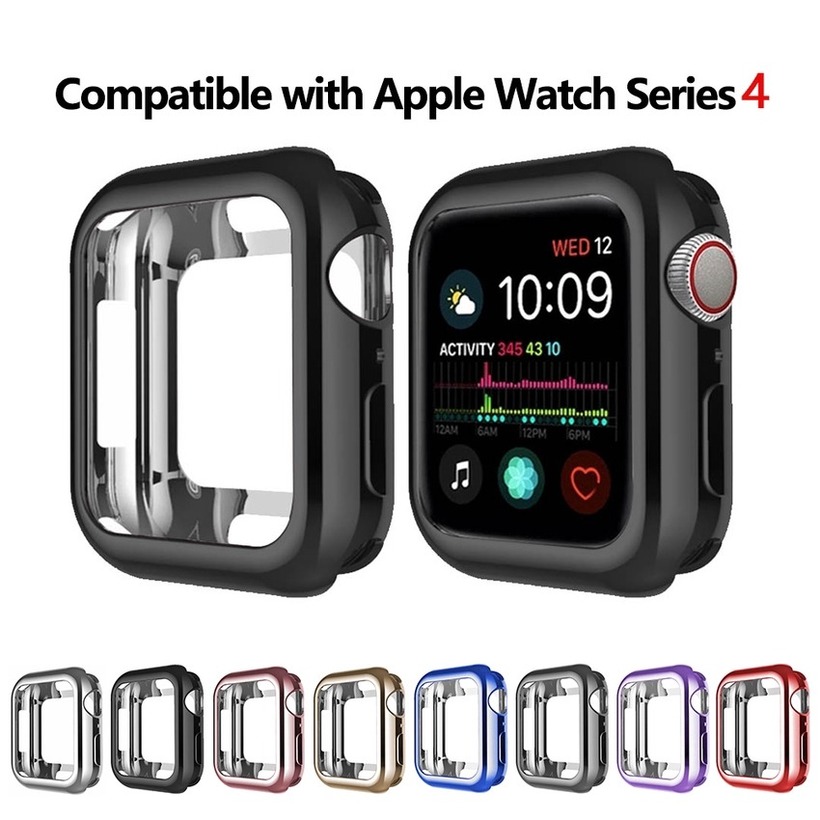 Ốp Bảo Vệ Mặt Đồng Hồ Thông Minh Apple Watch 40mm 44mm 38mm 42mm Series 5 4 3 2 1