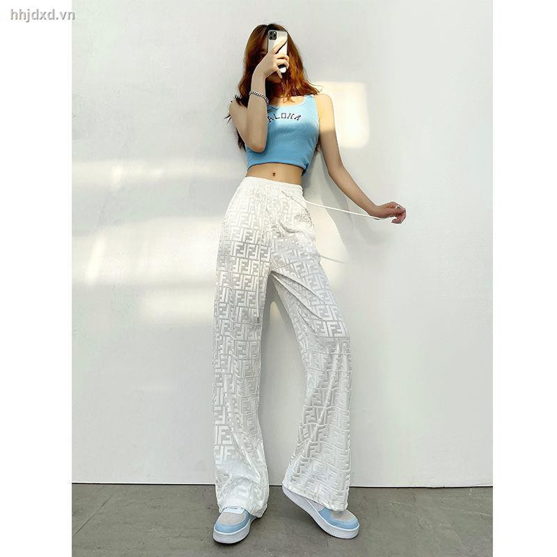Quần Dài Ống Rộng Phong Cách Âu Mỹ Thời Trang Sành Điệu Cho Nữ