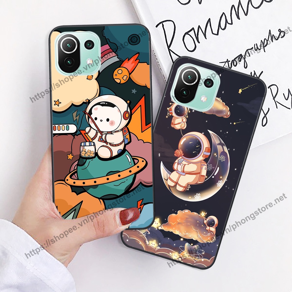 Ốp lưng Xiaomi Mi 11 / Mi 11 Lite 5g / Mi 11 Lite 5g NE vũ trụ phi hành gia cực hot siêu cute-rẻ-bền