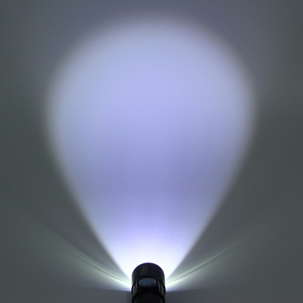 Đèn pin led mini USB hợp kim nhôm siêu sáng, có thể sạc lại