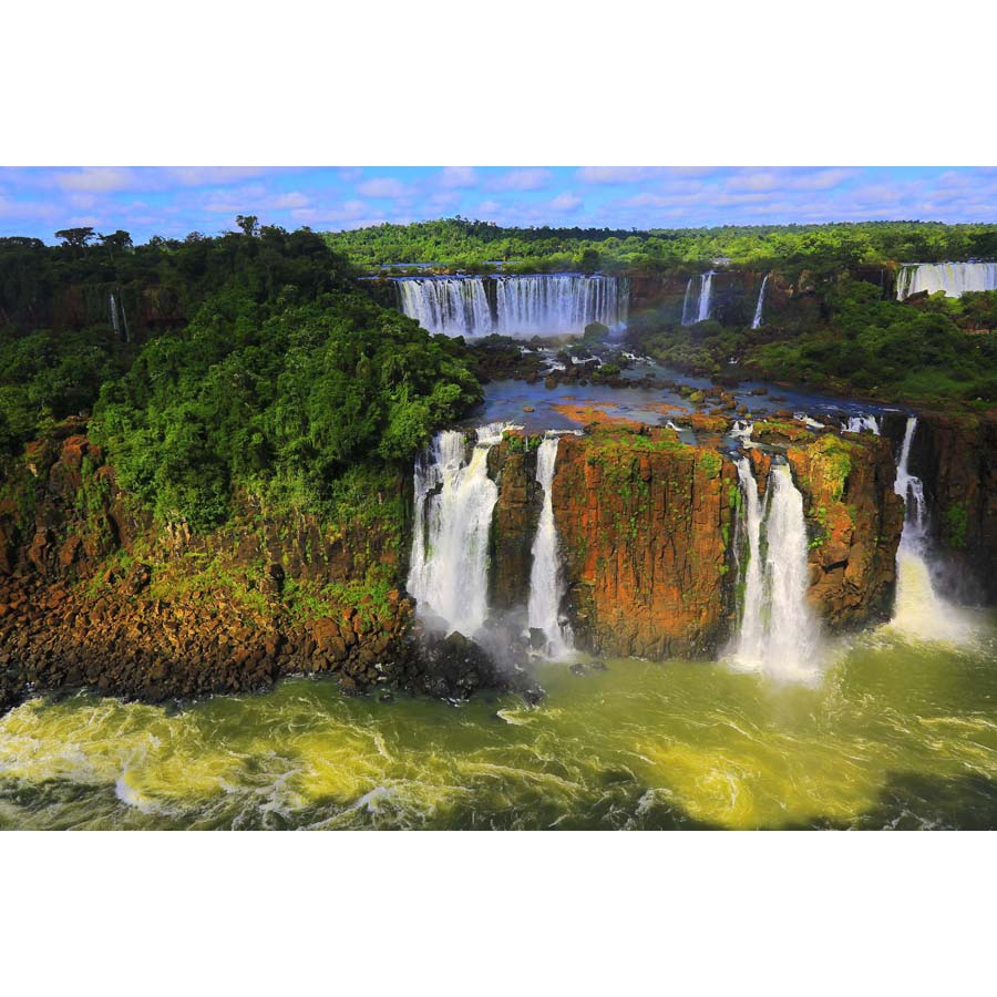 Tranh thác nước thiên nhiên tặng keo và dụng cụ dán