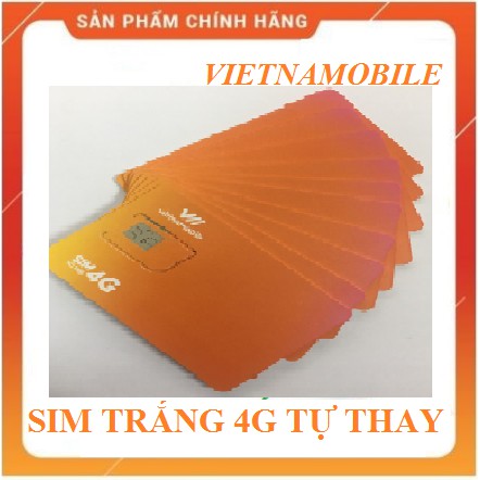 Sim trắng 4G tự thay Vietnamobile - Sản phẩm chính hãng