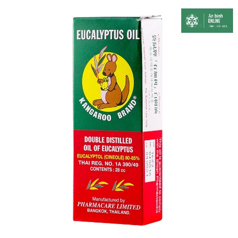 Dầu khuynh diệp Eucalyptus Oil Kangaroo Brand Thái Lan 28ml