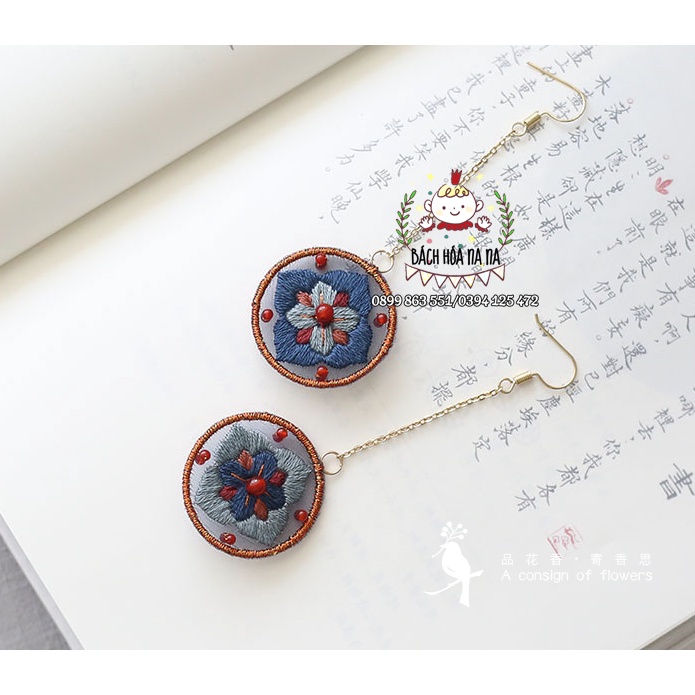 💖Đồ trang sức DIY💖  GÓI NGUYÊN LIỆU tự làm bông tai handmade - TỰ THÊU TRANG SỨC - BÁCH HÓA NA NA