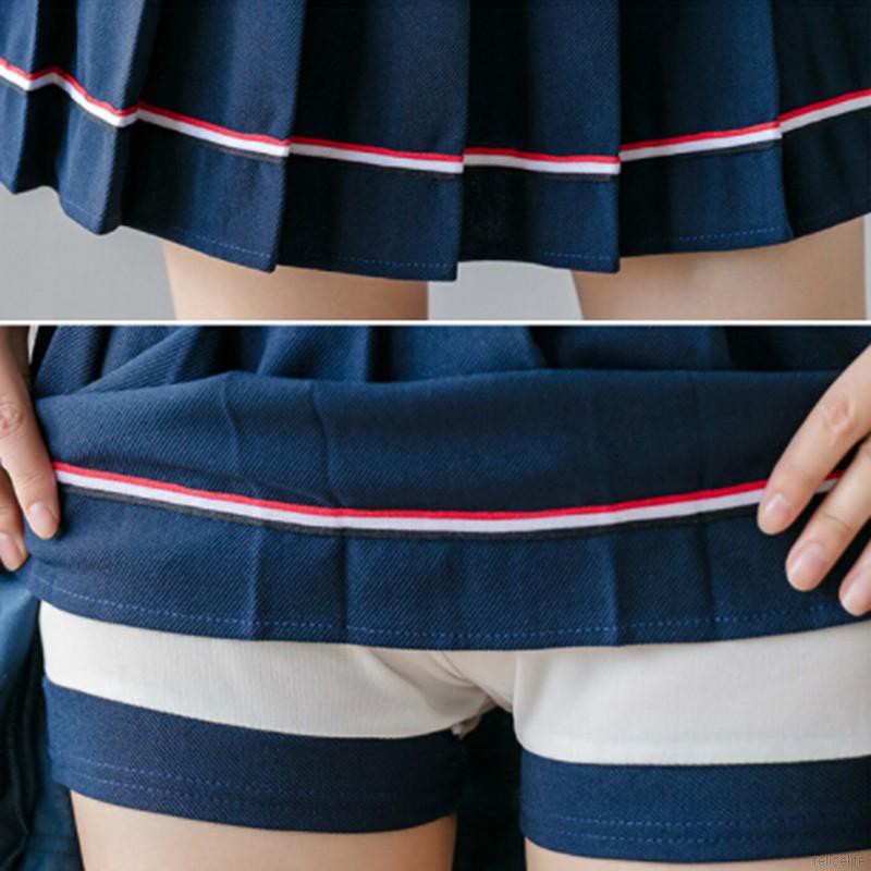 Váy lưng cao xếp li màu sắc xinh xắn dành cho nữ