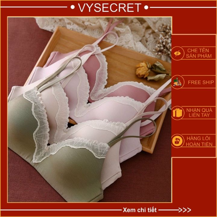 BỘ ÁO LÓT COTTON KHÔNG GỌNG MÚT MỎNG NÂNG NGỰC V1256 | BigBuy360 - bigbuy360.vn