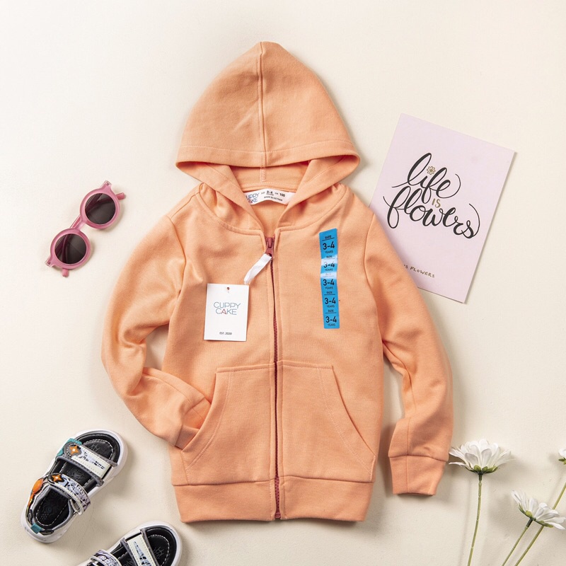 Áo khoác nỉ HOODIE bé trai- bé gái CUPPY CAKE, áo chống nắng