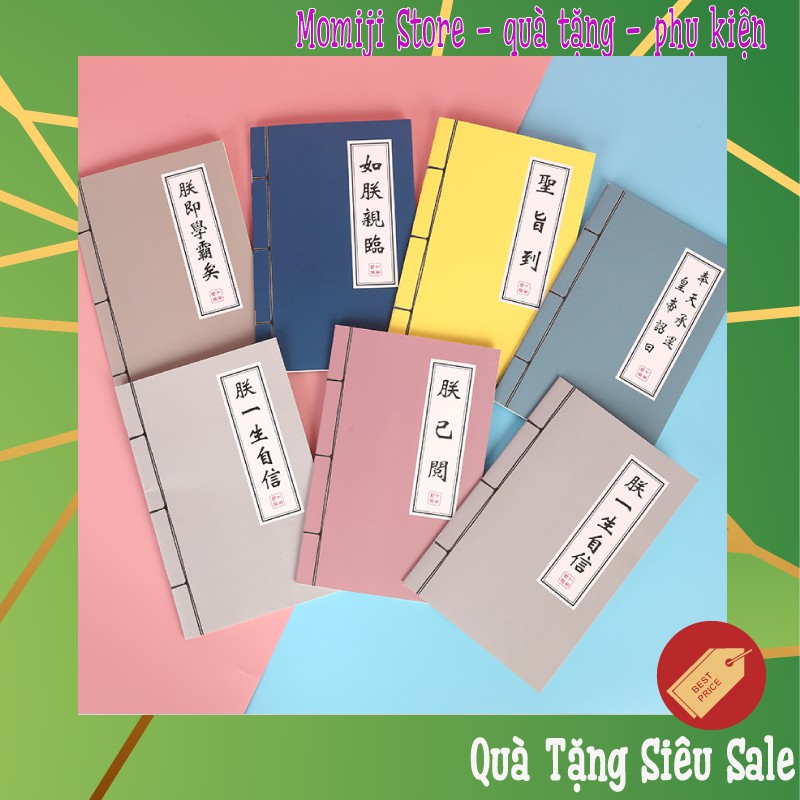 [Mã 99LIFESALE1 giảm 10% đơn 50k] [HOT] Sổ Tay Kiếm Hiệp, Bí Kíp Võ Công - Vở Thư Pháp Cổ Trang Phong Cách Trung Hoa