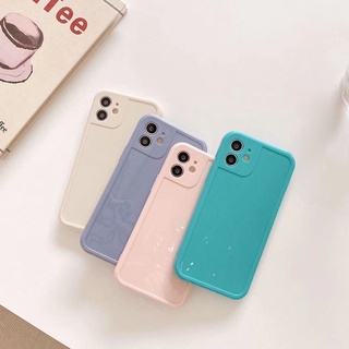 Ốp lưng iphone BASIC MÀU TRƠN BÓNG CẠNH VUÔNG CHỐNG BẨN