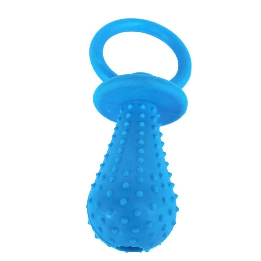 Đồ chơi cao su có chuông làm sạch răng cho thú cưng (màu sắc ngẫu nhiên)
