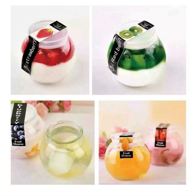 Combo 3 Hũ sữa chua tròn 100ml nắp nhựa