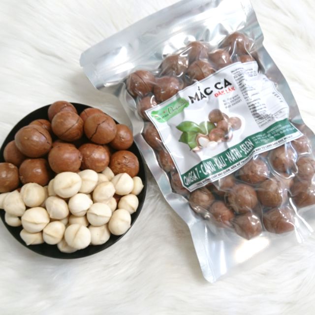 500gr Hạt Macca Sạch ĐăkLăk (sấy lạnh) nhà trồng loại 1 có ATVSTP hạt mắc ca, mac ca | BigBuy360 - bigbuy360.vn