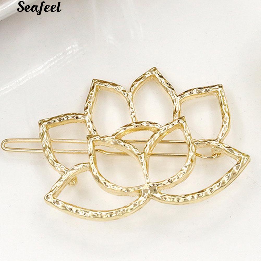 Kẹp tóc hình bông sen xinh xắn dành cho nữ