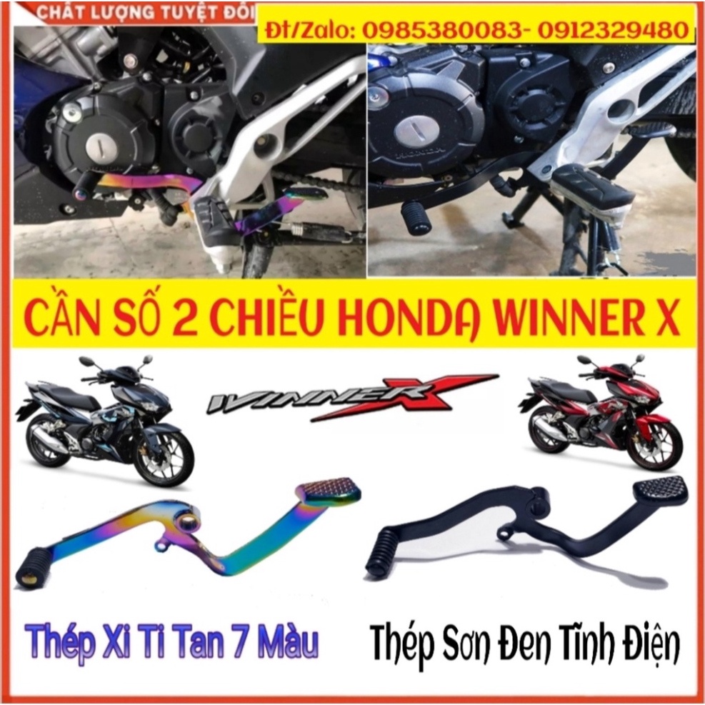 Cần Số 2 Chiều Winner X - Cần Số Winner X Cao Cấp - Cần số Win X _ INOX Xi Titan - Sơn Đen Tĩnh Điện Ảnh thật Sp