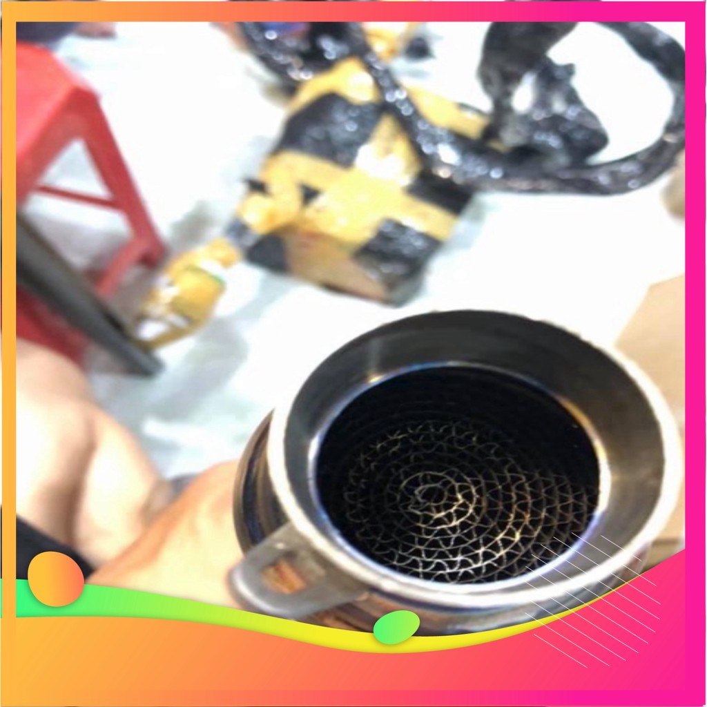 Hahong shop Cổ pô kiểu dáng wrx bầu hơi tổ ong 2 khúc titan inox 304. ex150 ex gsx r150 s150 r15 fz150i fz155 xsr155 tfx