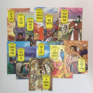 Sách – Tranh Truyện Lịch Sử Việt Nam: Lê Đại Hành - Lý Thường Kiệt - Hai Bà Trưng - Trần Nhân Tông - Trần Hưng Đạo....