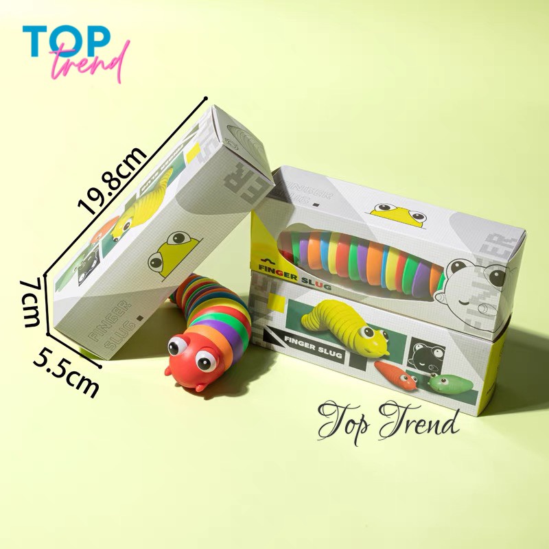 Đồ chơi giảm tress bóp tay hình con sâu ngộ nghĩnh, đồ xả stress cho người lớn trẻ em hiệu quả - Top Trend