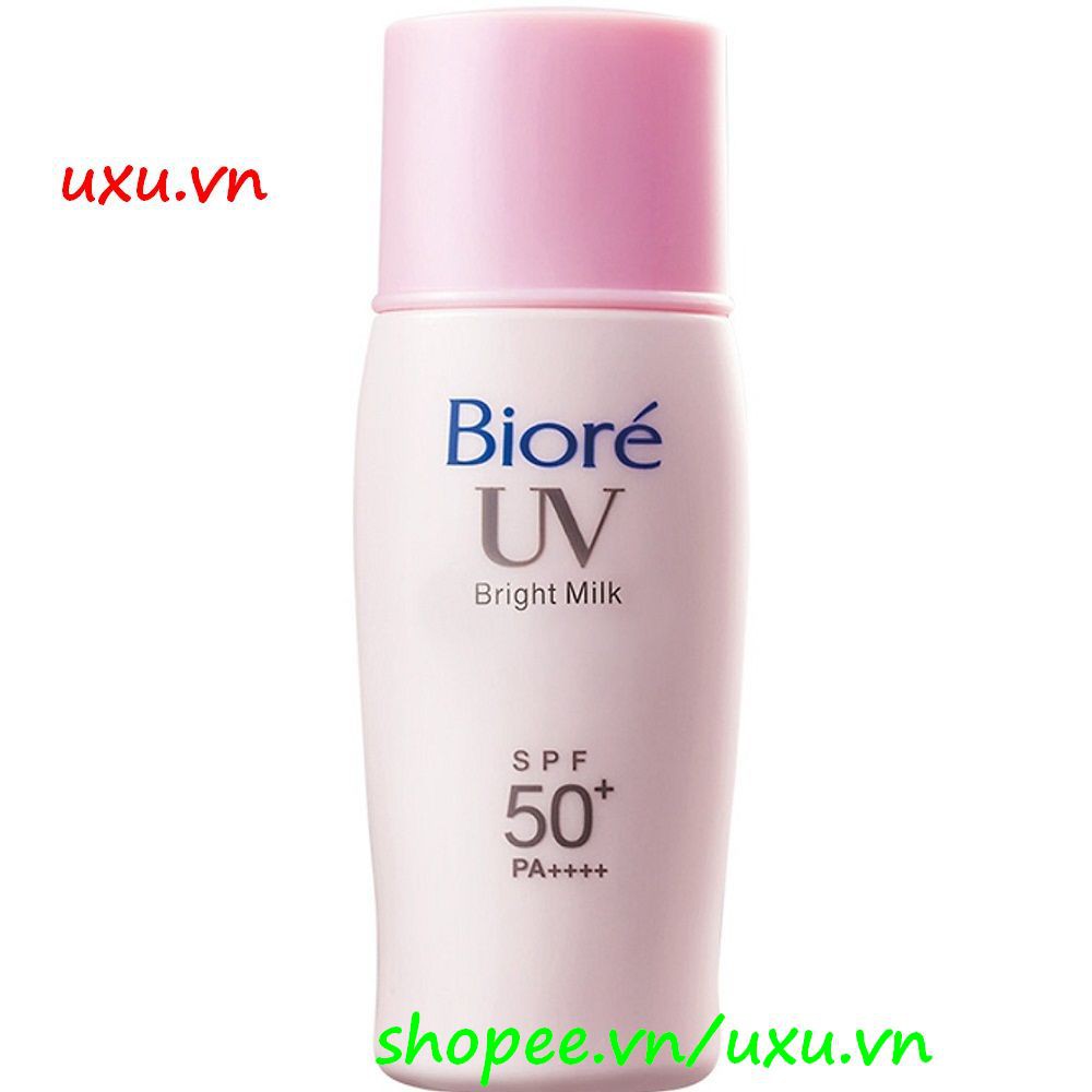 Sữa Chống Nắng 30Ml Biore Uv Bright Face Milk Spf 50 Facial Sunscreen & Makeup Base, Với uxu.vn Tất Cả Là Chính Hãng.