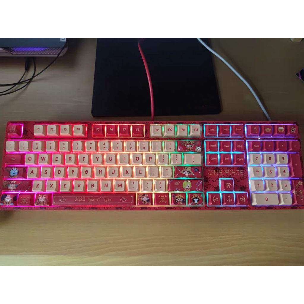 Bàn phím cơ AKKO 5108S - Phiên bản giới hạn Onepiece: LED RGB, hotswap, keycap PBT, switch CS jelly và CS silver