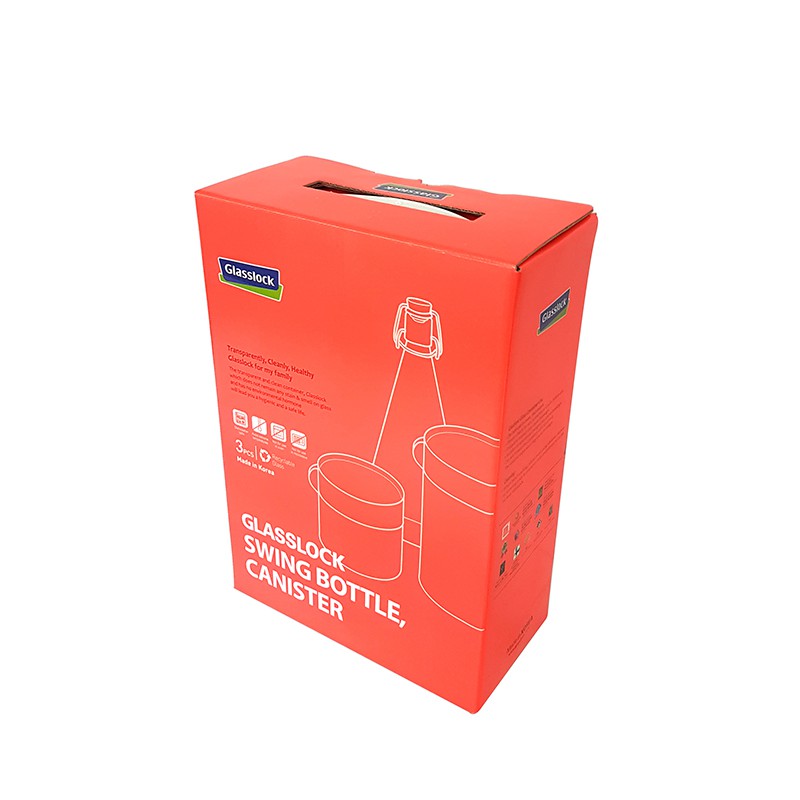 Bộ hũ đựng thủy tinh GLASSLOCK 3 món 400+500+600ml IG886