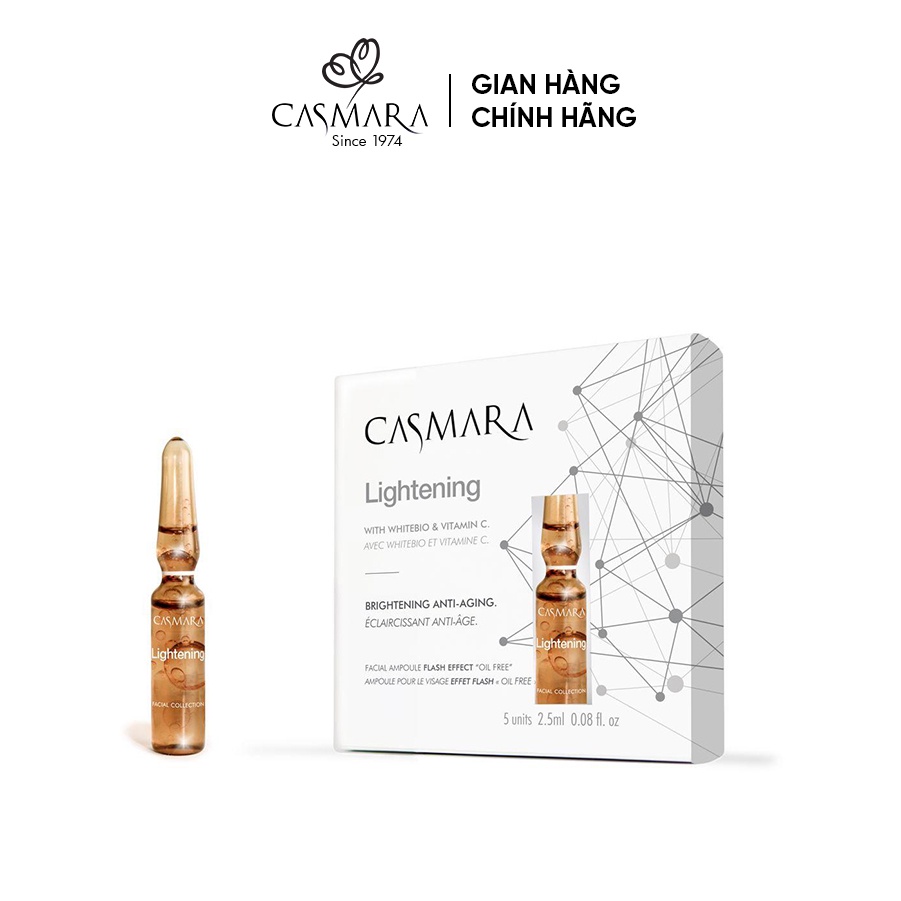 Huyết Thanh Làm Trắng Da CASMARA Lightening Ampoule Flash 20 ống