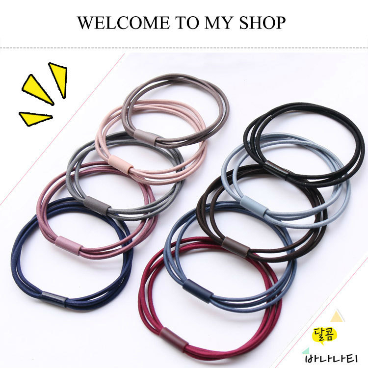 Dây buộc tóc co giãn phong cách Hàn Quốc