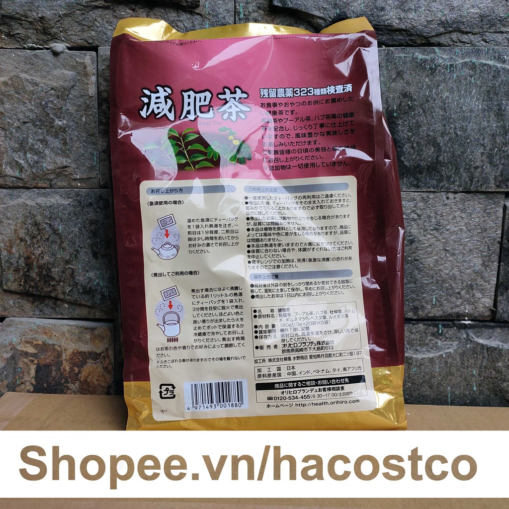 Trà Genpi Orihiro 60 gói của Nhật | BigBuy360 - bigbuy360.vn