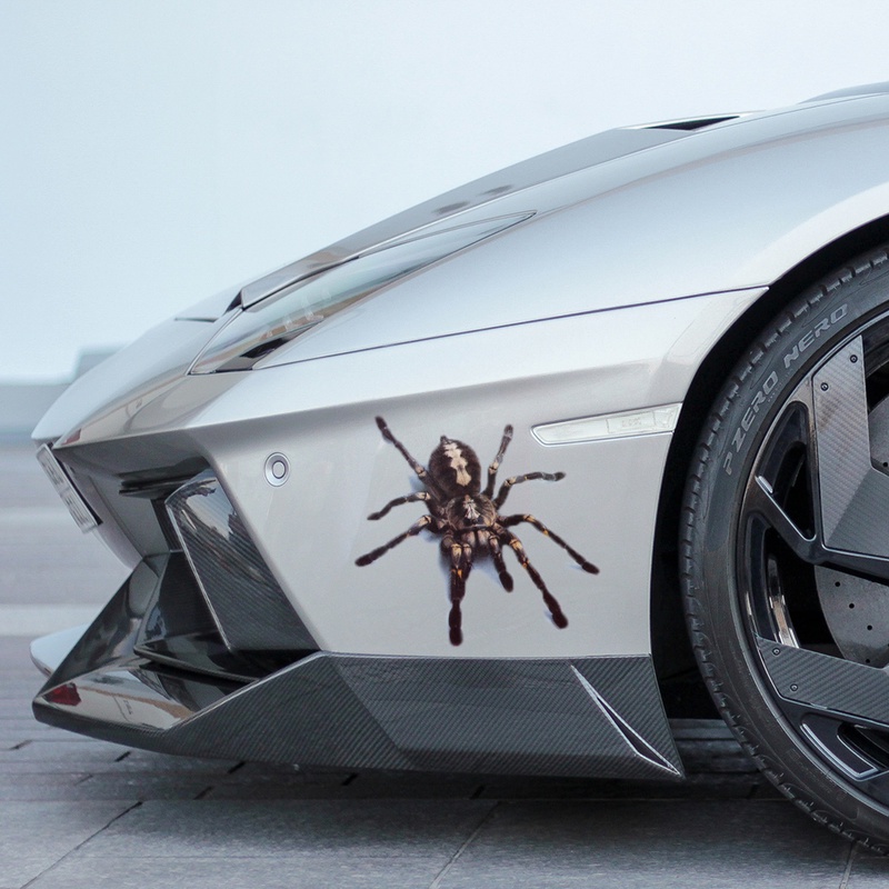 Miếng Dán Trang Trí Xe Hơi Hình Động Vật 3d Dễ Thương