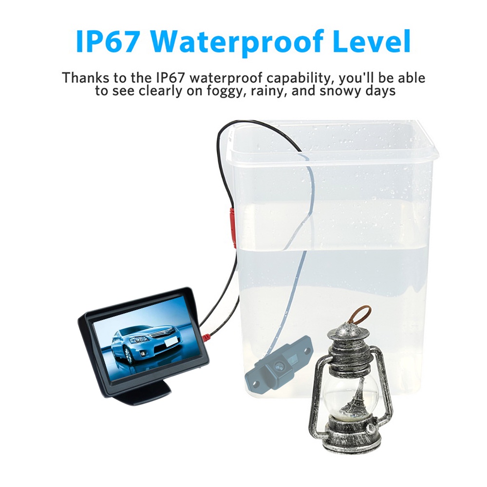 Camera sau góc rộng 170 độ chống thấm nước cho xe hơi Ford Focus 2 Sedan 2005-2011 C-Max
 | BigBuy360 - bigbuy360.vn