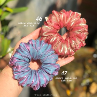 Đồ buộc tóc màu ombre - Scrunchies
