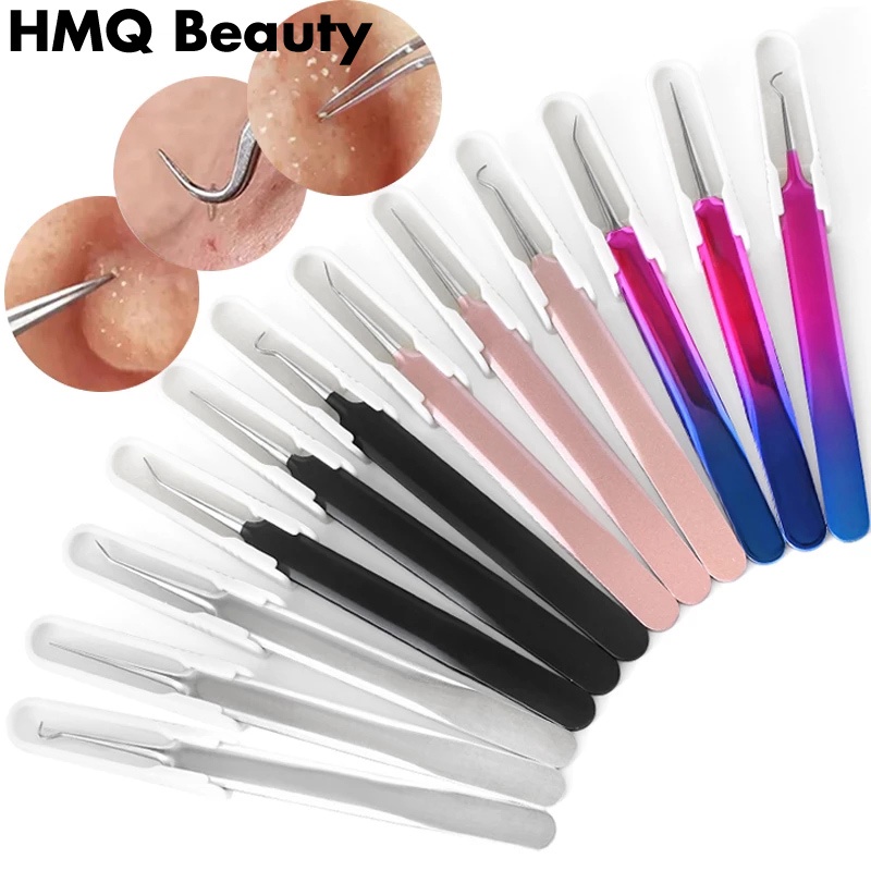 3 đầu tóc đen Comedone Đốm đen vùng khuyết tật mụn giày da để chăm sóc việc điều trị da phụ nữ để làm sạch mụn trứng cá ngoài lỗ chân cá