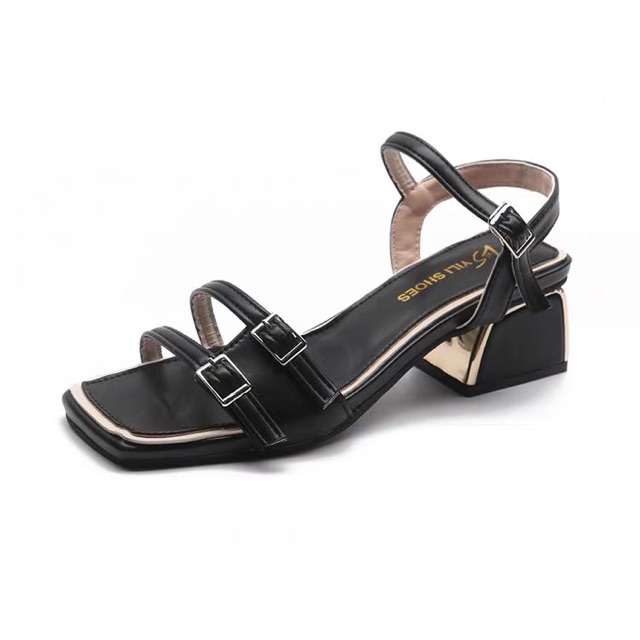 (ORDER) Sandal quai mảnh khoá ngang thanh lịch BIG SIZE 35-43