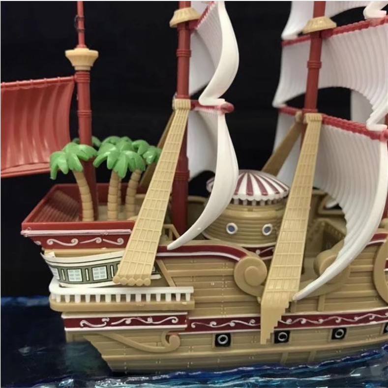 Mô hình One Piece Mô hình thuyền tàu Shank Tóc Đỏ rất chi tiết sắc nét rõ từng bộ phận