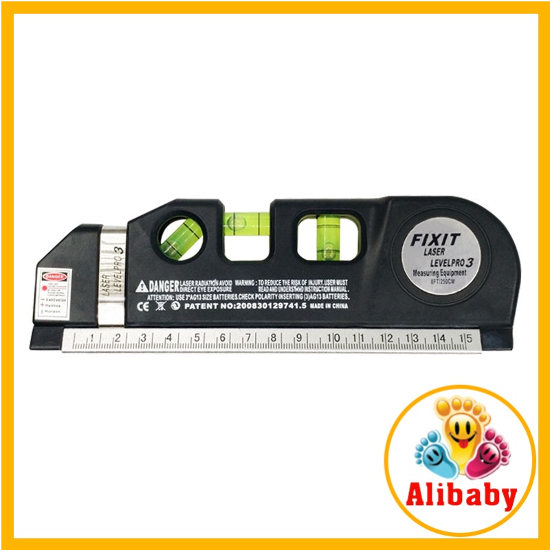 Máy đo mức hồng ngoại laser, vạch ngang, kẻ đa năng, thước mức, dây, công cụ độ chính xác cao E633