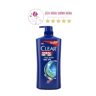 Dầu gội đầu clear men thái lan chai xanh 450ml