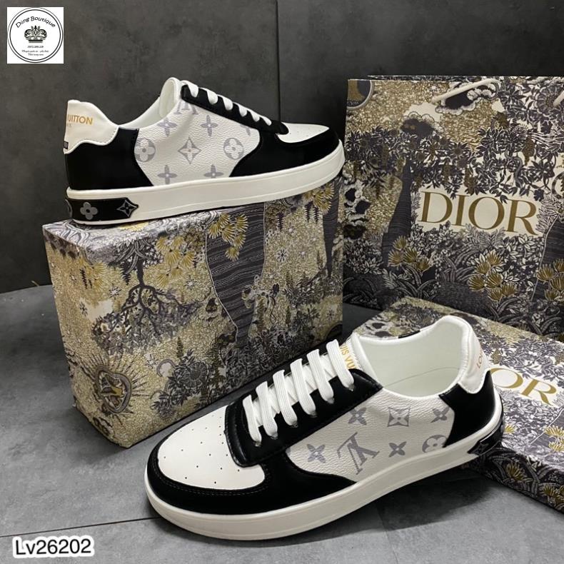 Giày sneaker Dì or cao cấp  - Giày Nam Trắng Phong Cách Trẻ