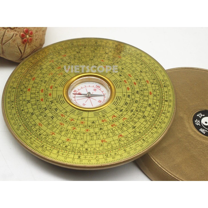 La bàn phong thủy 13 cm thân kim loại - La kinh phong thủy 13 cm cực đẹp