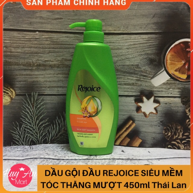 Dầu gội đầu Rejoice Thái Lan mẫu mới 600ml SIÊU MỀM TOC THẲNG MƯỢT