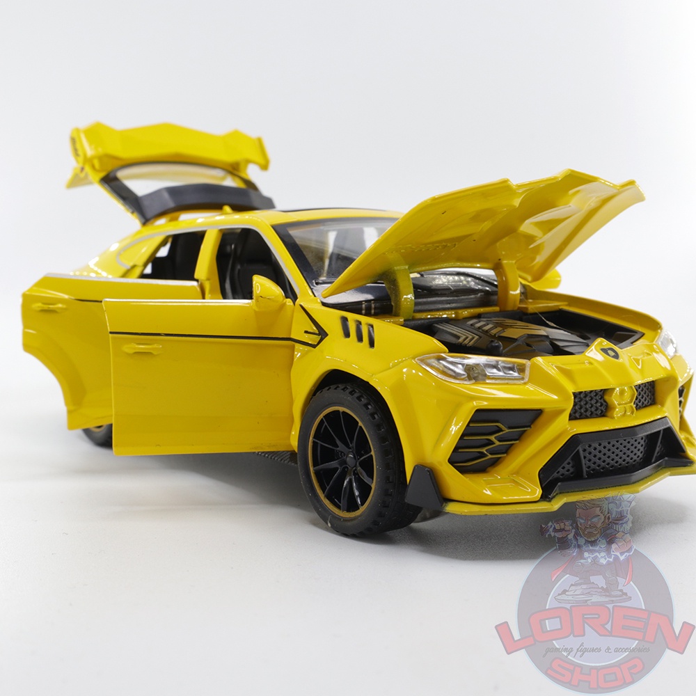 Mô hình ô tô kim loại Lamborghini Urus, siêu xe SUV đồ chơi tỷ lệ 1:32 có đèn còi lorenshop