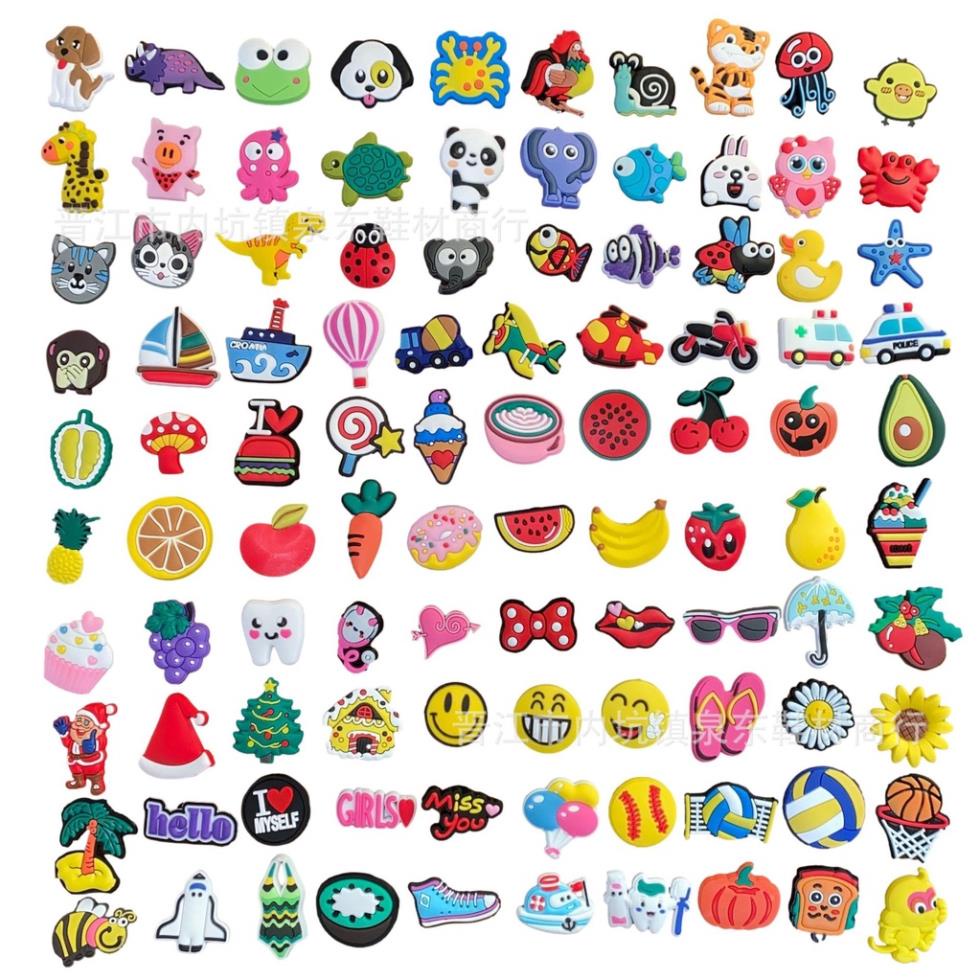 STICKER, JIBITZ GẮN DÉP CROCS, DÉP SỤC, DÉP CÁ SẤU